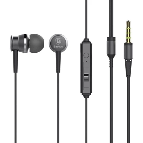 Наушники Baseus Lark Series Wired Earphones Sky Gray (WEBASEEJ-LA0G)