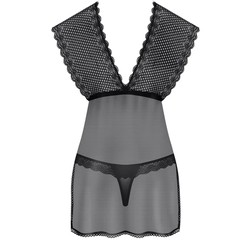 Комплект Obsessive 857-BAB-1 babydoll, L/XL