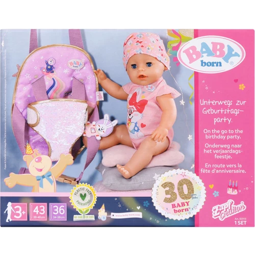Рюкзак-кенгуру для куклы Baby Born серии "День Рождения" - Прогулка: Тип Прочее