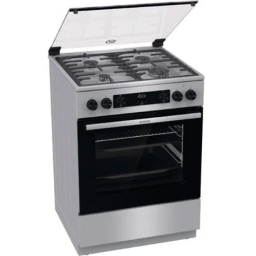 Плита комбінована GORENJE GKS 6C70 XF: Тип варильної поверхні газова