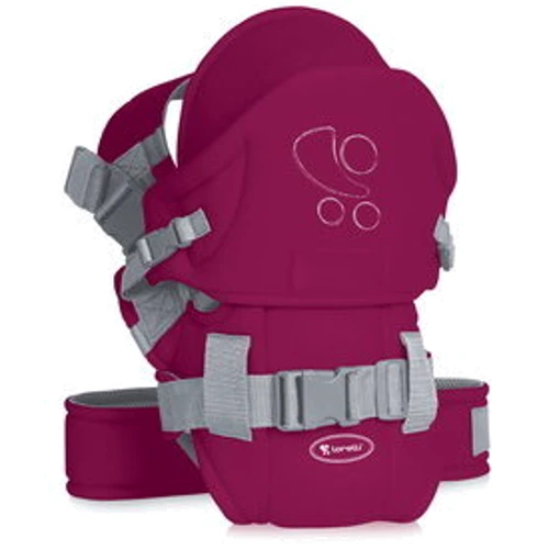 Рюкзак-кенгуру Bertoni TRAVELLER COMFORT (red lorelli): Особенности приспособлен для грудного кормления, боковые фиксаторы