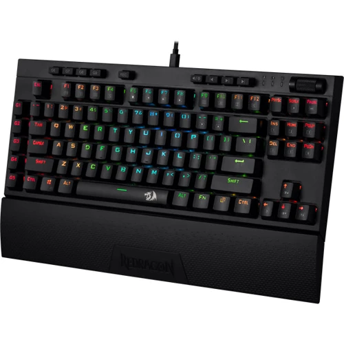 Клавиатура Redragon Broadsword Pro RGB USB Black (77515): Подключение проводное