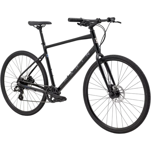 Велосипед Marin Presidio 28" 1 рама - L 2024 Gloss Metallic Black/Charcoal/Blue (SKE-16-42): Материал рамы Алюминий