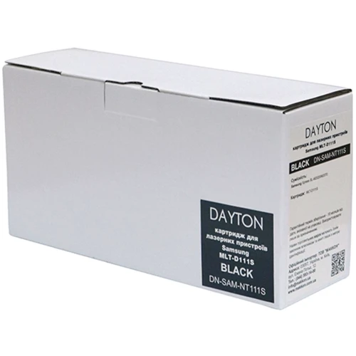 Картридж DAYTON Samsung MLT-D111S 1k (DN-SAM-NT111S): Виробник DAYTON