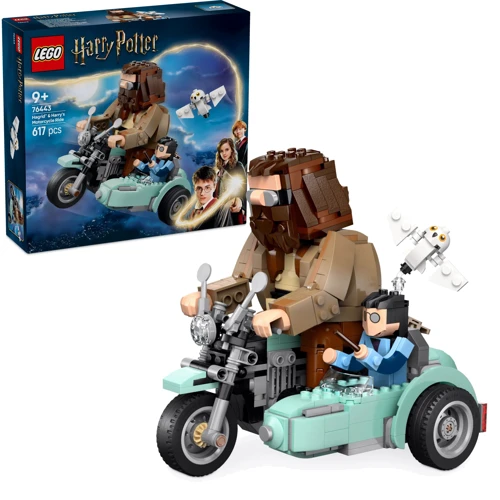 Конструктор LEGO Harry Potter Поездка Хагрида и Гарри на мотоцикле 617 деталей (76443): Рекомендуемый возраст 9+