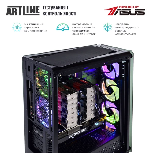 Персональный компьютер (ПК) ARTLINE Overlord X97 (X97v42Win): Объем накопителя 1 ТБ HDD + 1 ТБ SSD