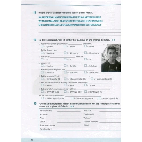 Надія Басай: Parallelen. Німецька мова. Робочий зошит 9 клас (5-й рік навчання): Обложка Мягкая