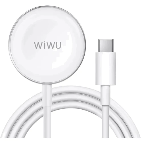 Аксесуар для Watch WIWU Apple Watch Magnetic USB-C Charging Cable White (Wi-M18)