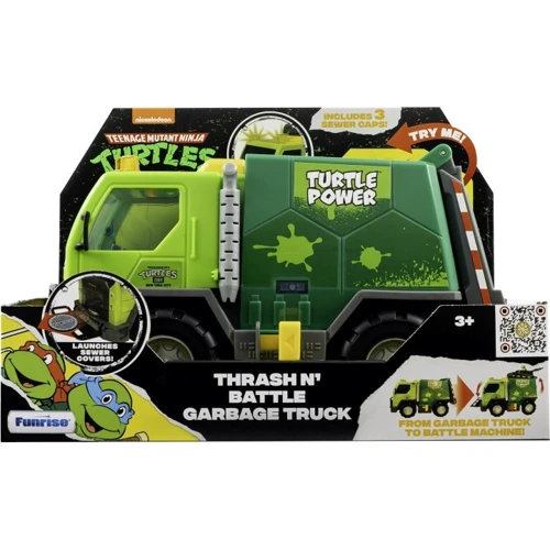 Игровой набор Funrise TMNT Черепашки-ниндзя классические Боевой мусоровоз со светом и звуком (71045)