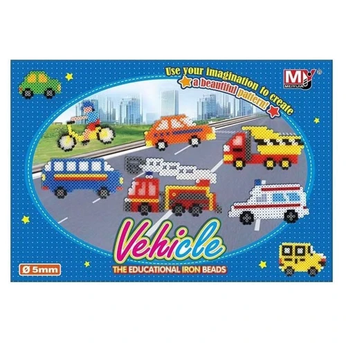 Термомозаїка 3000 намистин, машини, пластикове поле, трафарети (BT-0078): Виробник Noname