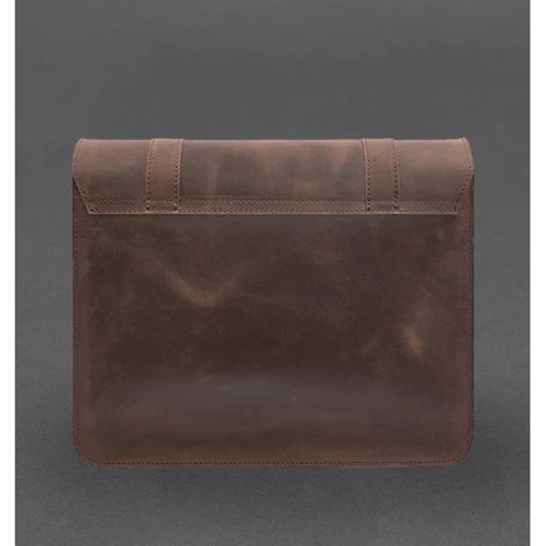 Мужская сумка почтальонка BlankNote Classic темно-коричневый (BN-BAG-55-o): Фактура Гладкая, Матовая