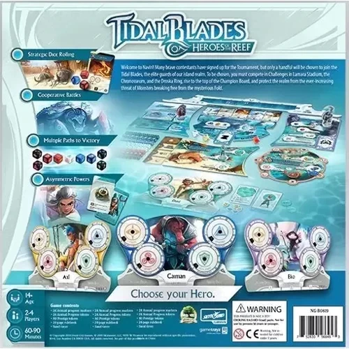 Настольная игра Druid City Games Tidal Blades Heroes of the Reef - EN НА АНГЛИЙСКОМ ЯЗЫКЕ фото 8