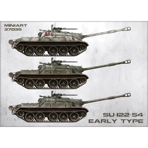 Сборная модель MiniArt MA37035 САУ СУ-122-54 раннего типа: Производитель MiniArt