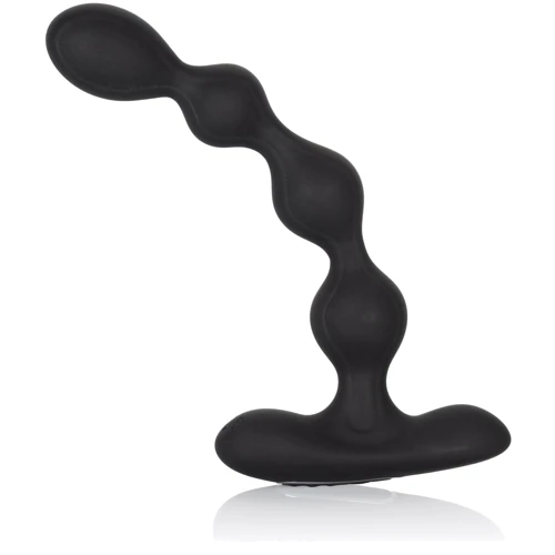 CalExotics Eclipse Slender Beads анальные бусы с вибрацией, 16x2.5 см