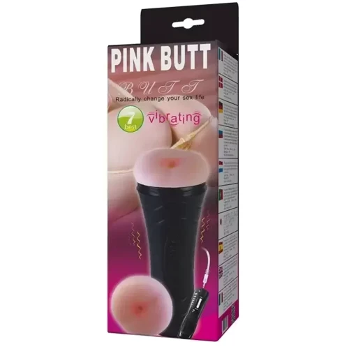 Мастурбатор анус с вибрацией - Pink Butt vibration, BM-00900T27Z-1