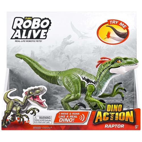 Інтерактивна іграшка Pets & Robo Alive серії Dino Action - Раптор (7172) фото 7