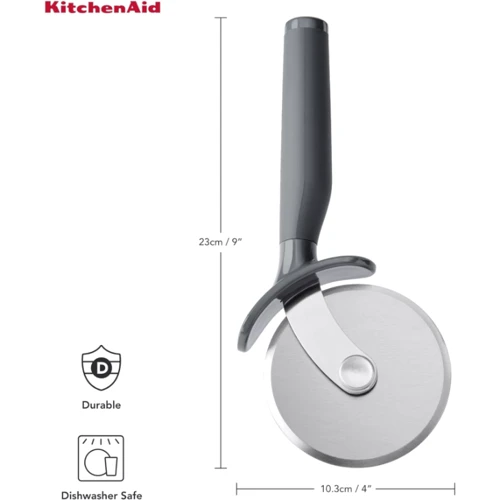 Нож для пиццы KitchenAid Coreline 22.7 см серый (KAS113OHCGG): Лезвие Нержавеющая сталь