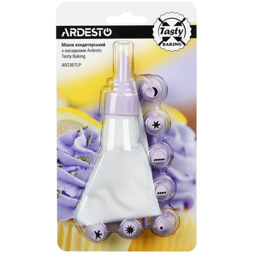 Мешок кондитерский с насадками Ardesto Tasty baking лиловый (AR2307LP): Производитель Ardesto