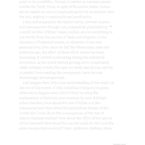 Nassim Nicholas Taleb: The Black Swan. The Impact of the Highly Improbable фото 7