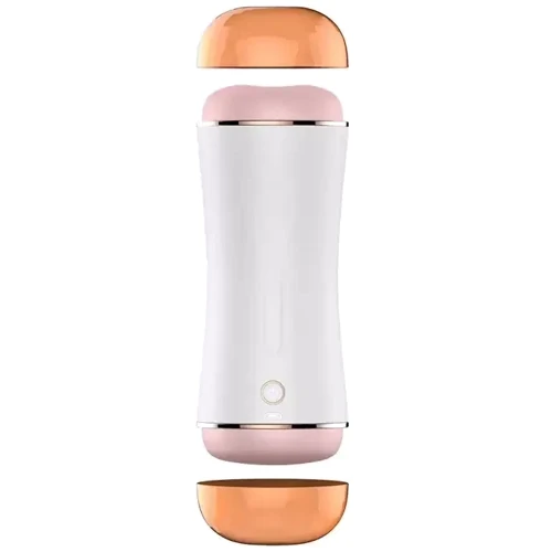 Мастурбатор с двумя входами и вибростимуляцией BOSS Vibrating Masturbation Cup USB 10 function + Interactive Function, BS6300019