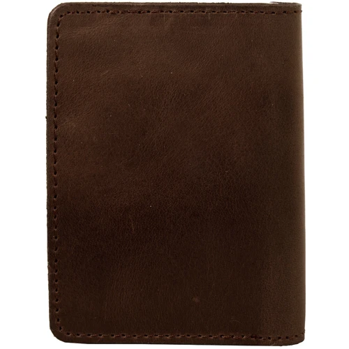 Мужская обложка для документов DNK Leather коричневая (DNK-minidoc-fileH-colG): Материал Натуральная кожа