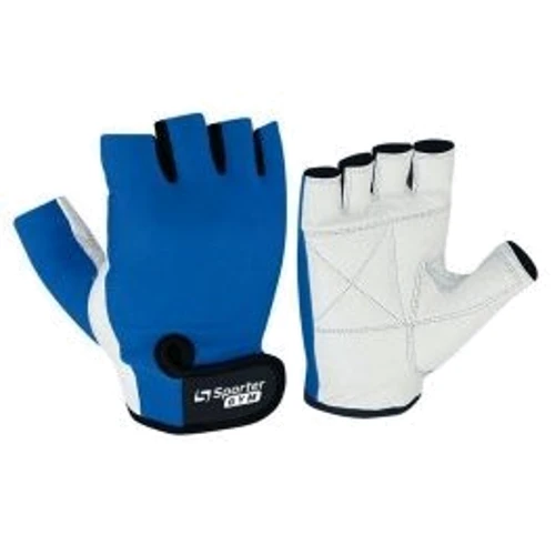 Рукавичка для фітнесу Sporter Women (MFG-208.4 A) - White / Blue - S