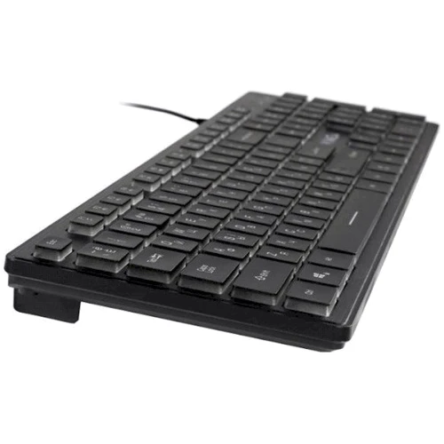 Клавіатура Vinga KB410 black: Кількість клавіш 104