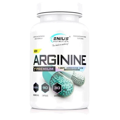 Аминокислота для спорта Genius Nutrition Arginine AKG 90 caps / 30 servings