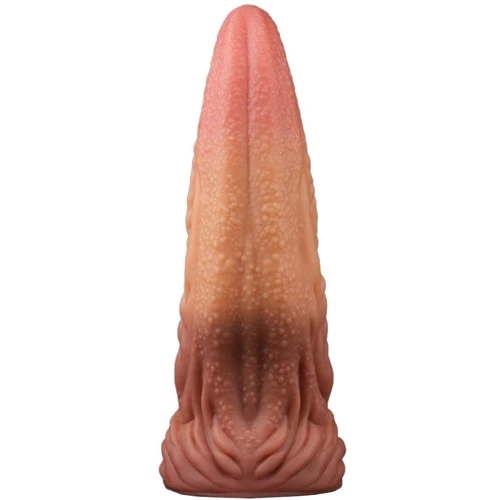 Фаллоимитатор Dual-Layered Silicone Tongue 10" Brown