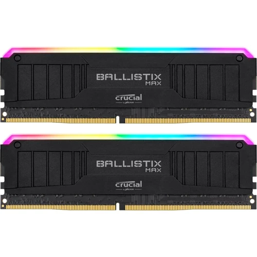 Crucial 16 GB (2x8GB) DDR4 4400 MHz Ballistix MAX Black (BLM2K8G44C19U4BL)