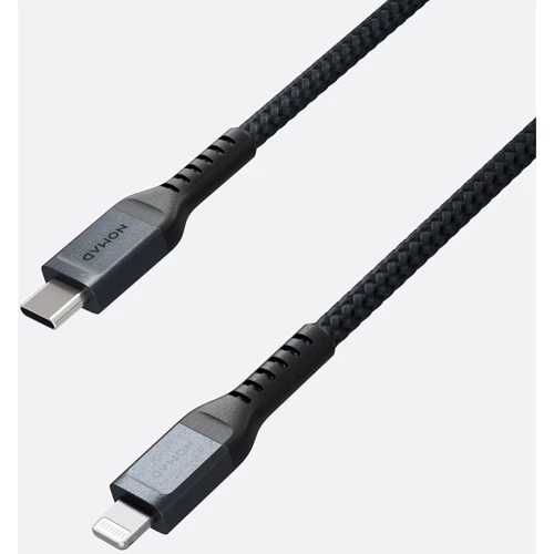 Кабель Nomad Cable USB-C to Lightning 1.5m Black (NM01912B00): Тип USB-C - Lightning