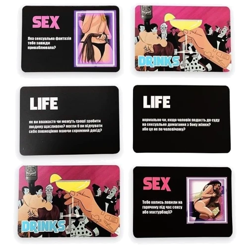 Настольная игра SEX LIFE DRINKS