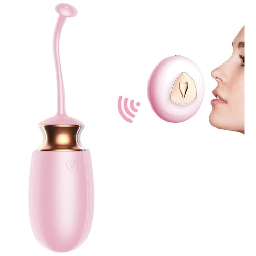 Виброяйцо с подогревом и пультом ДУ - Vibrating Silicone Love EGG USB
