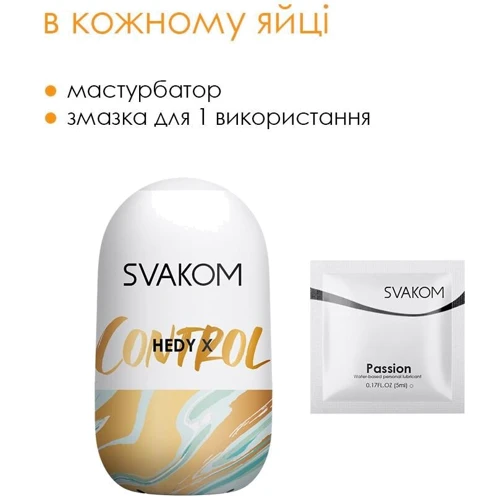 Набор яиц-мастурбаторов Svakom Hedy X- Control