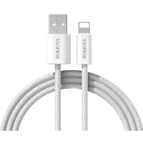 Кабель Romoss USB Cable to Lightning CB1234G 2.4A 1m White (CB1234G-621-127H)
