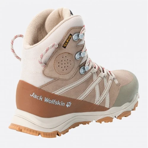 Черевики Jack Wolfskin Pathfinder Texapore Mid W 4048561-5294 37.5 бежеві натуральна замша зима фото 3