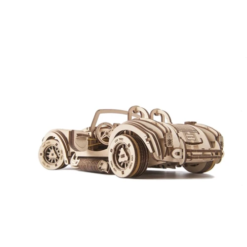 Механічний 3D пазл UGEARS Модель Дріфт Кобра Гоночний автомобіль (70161) фото 3