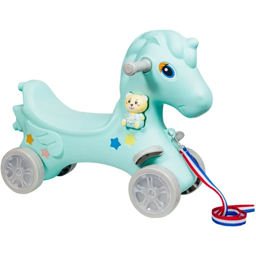 Лошадка качалка – каталка XOKO Play Pen RHO3 5 в 1 Blue (RHO3)