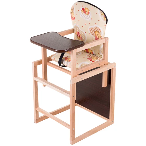 Стульчик-трансформер Babyroom Карапуз-100 eko МДФ столешница бежевый (мишки) (621309)