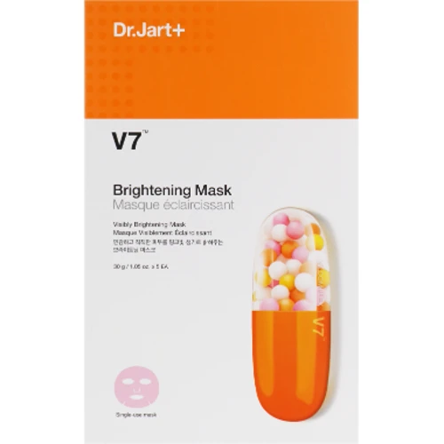 

Dr. Jart+ V7 Brightening Mask Осветляющая маска с витаминным комплексом 5 шт. х 30 g