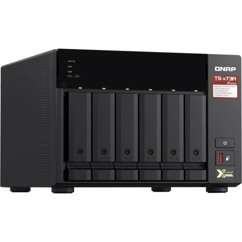Сетевой накопитель (NAS) QNAP 6BAY 8GB TS-673A-8G: Предустановленные диски Нет