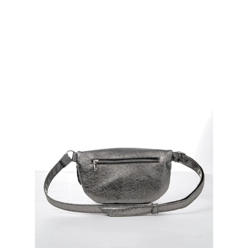 Жіноча поясна сумка Sambag Polo SQO темне срібло (86123035): Стать Женский