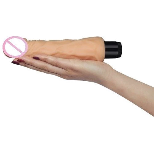 Вибратор LoveToy Reel Feel Cyberskin Vibrator Flesh 8"