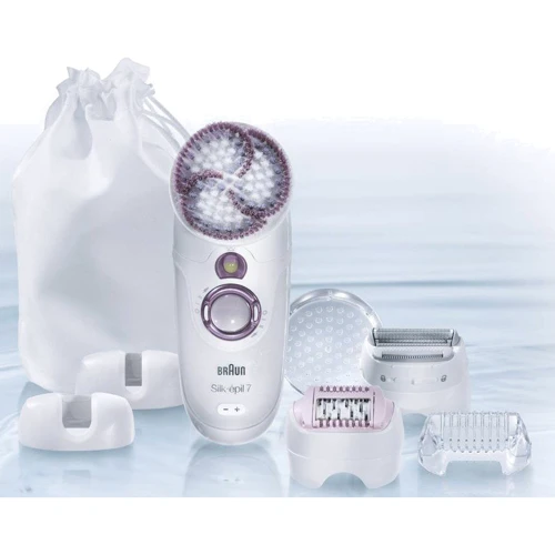 Эпилятор Braun SE 7951 SPA		: Цвет белый/сиреневый