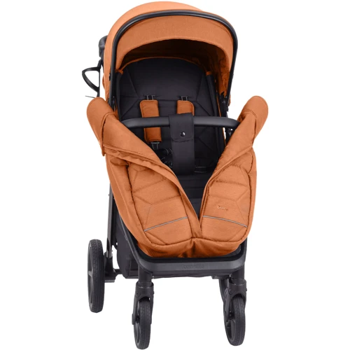 Коляска прогулочная Carrello Bravo CRL-5515 Tango Orange 2024 NF (CRL-5515 Tango Orange NF): Материал колес резина
