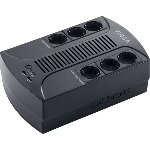 Vinga 800VA-PU 2USBx5V /1A (VPP-800U): Назначение Для дома, Для серверов, Для компьютера
