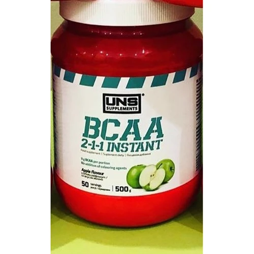 Амінокислота для спорту UNS BCAA 2-1-1 Instant 500 g /50 servings/ Apple Mint