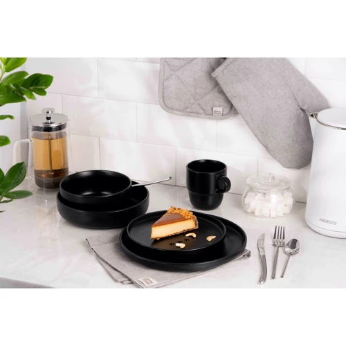 Салатник Ardesto Trento 16 см черный (AR2916TB)