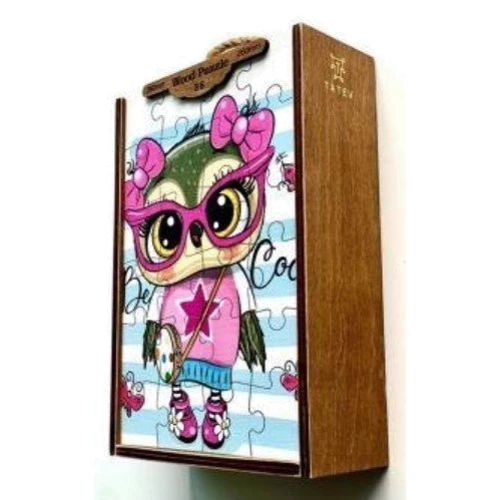 Деревянные пазлы Tatev Совушка, 36 элементов (1308)