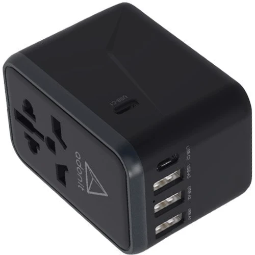 Зарядний пристрій Adonit USB Wall Charger Universal Travel 61W Black (PD-3A2C): Кабель в комплекті Відсутнє